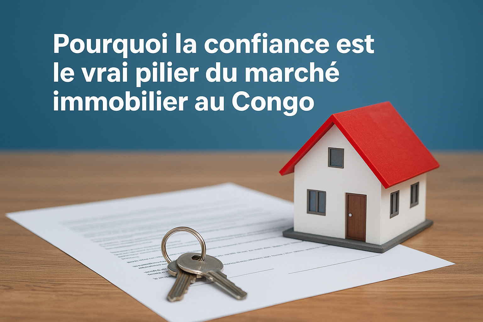 Immobilier au Congo : Pourquoi la Confiance est la Clé d’un Marché Sain et Durable
